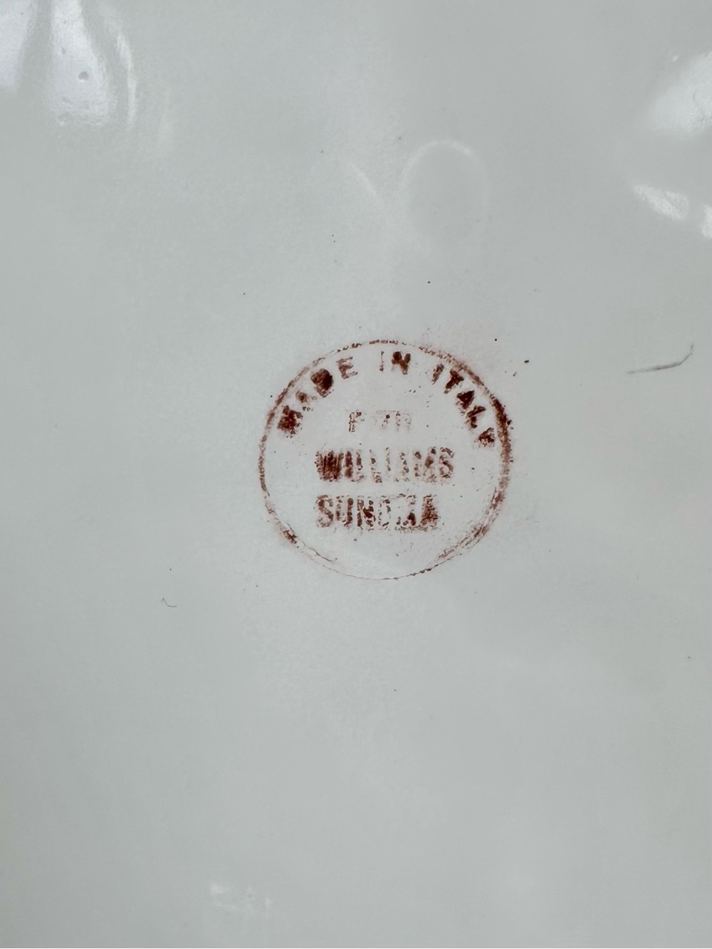Williams Sonoma Sur La Table Italian Oval Serving Platter Blue Scroll - Picture 5 of 7